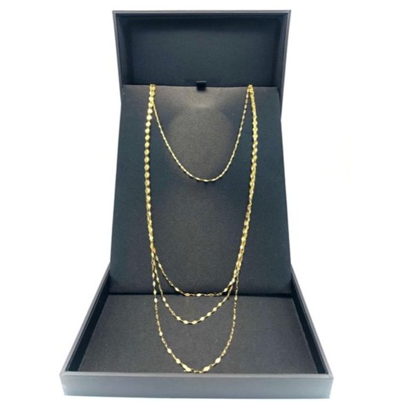 LANA Jewelry Gold Mega Gloss Blake 14k Yellow Multi-strand Necklace - Picture 4 of 9